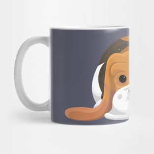 Cartoon Basset Hound Mug